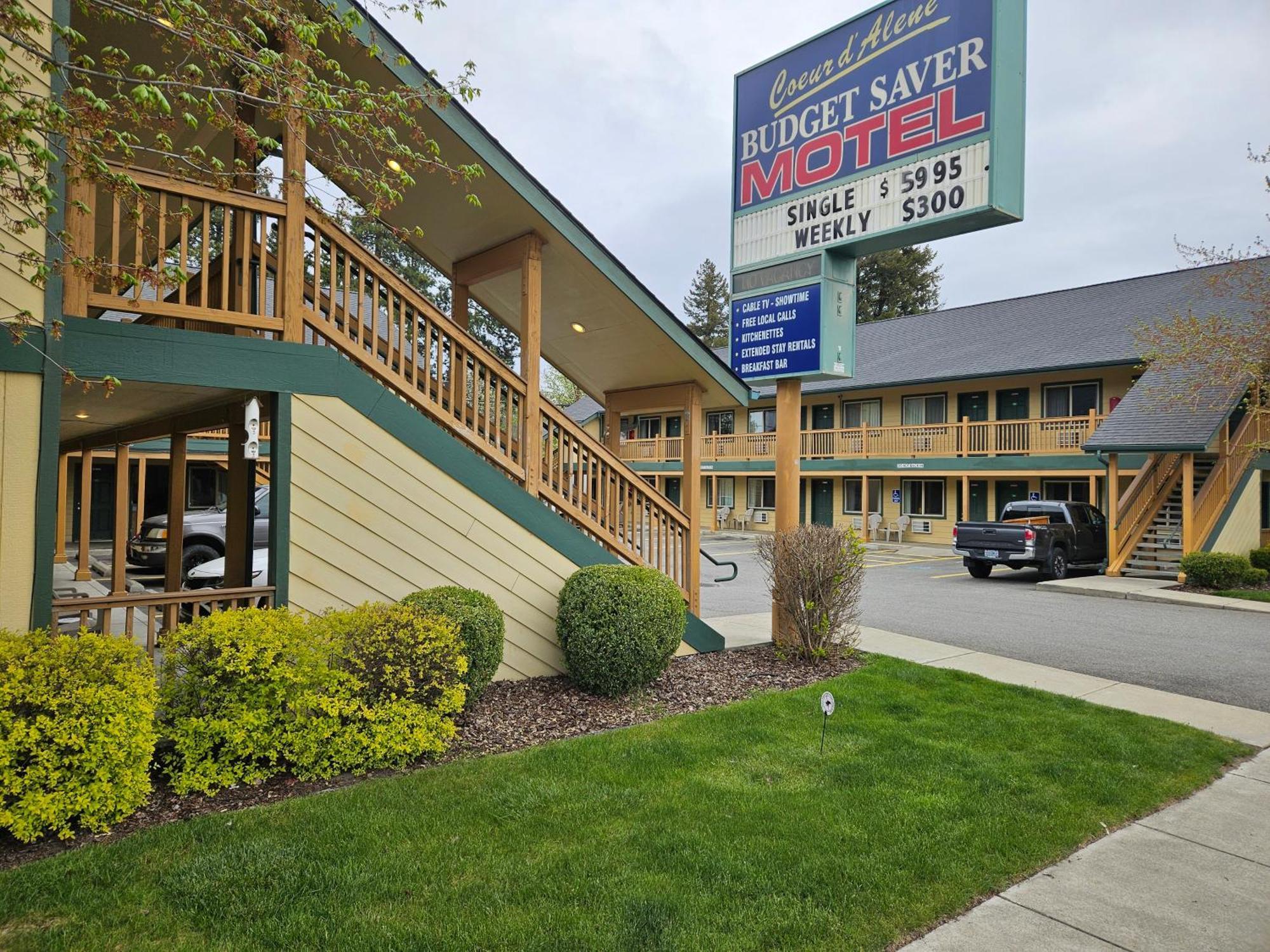 Coeur D' Alene Budget Saver Motel Coeur d'Alene Exterior foto